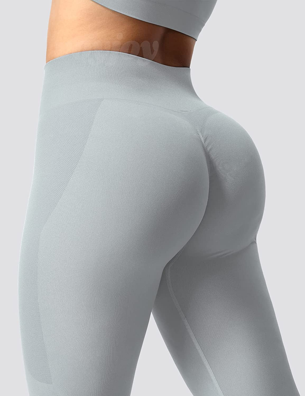 Amplify Seamless Scrunch Leggings for Women High Waist Workout Gym Pants Tummy Control Athletic Tights