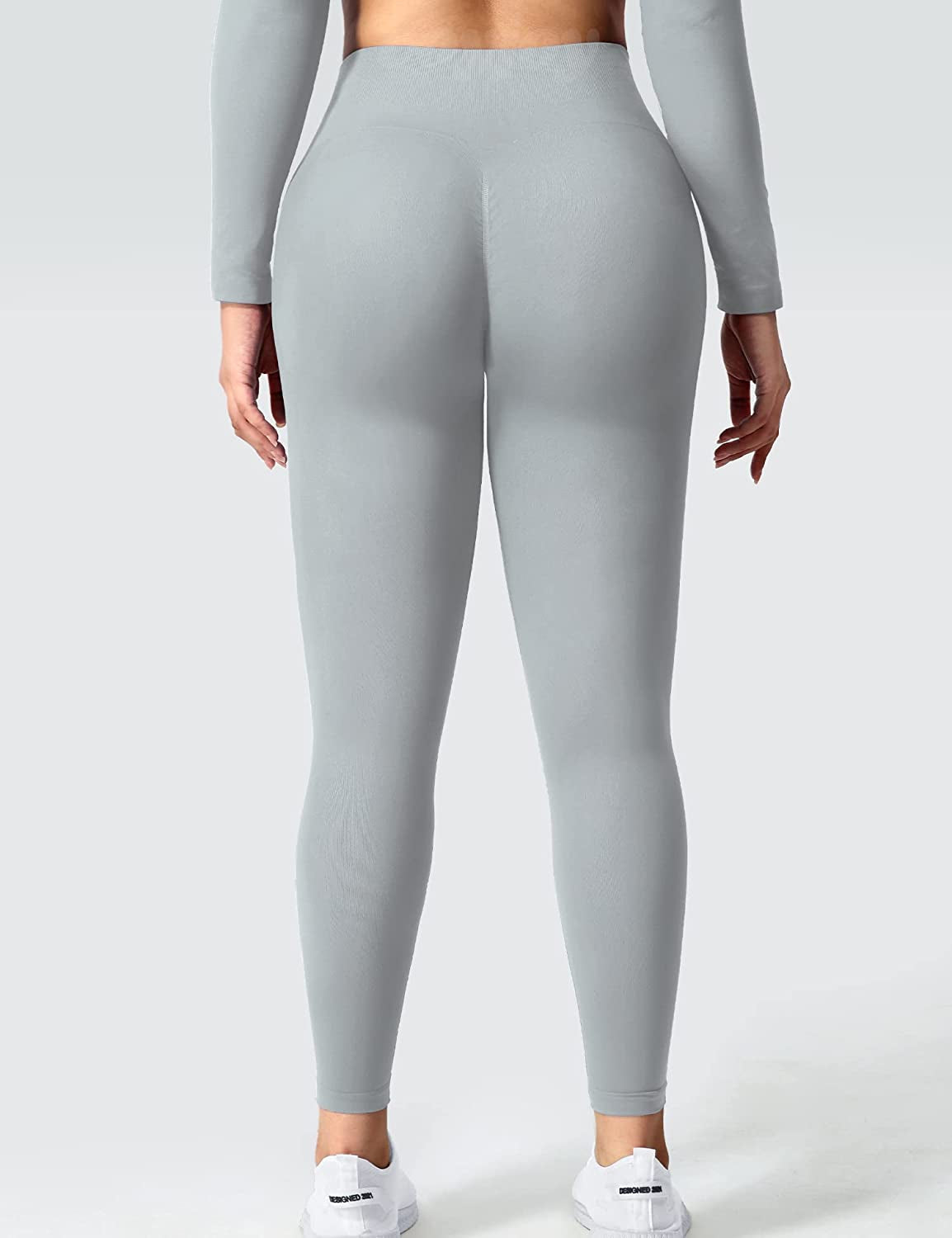 Amplify Seamless Scrunch Leggings for Women High Waist Workout Gym Pants Tummy Control Athletic Tights